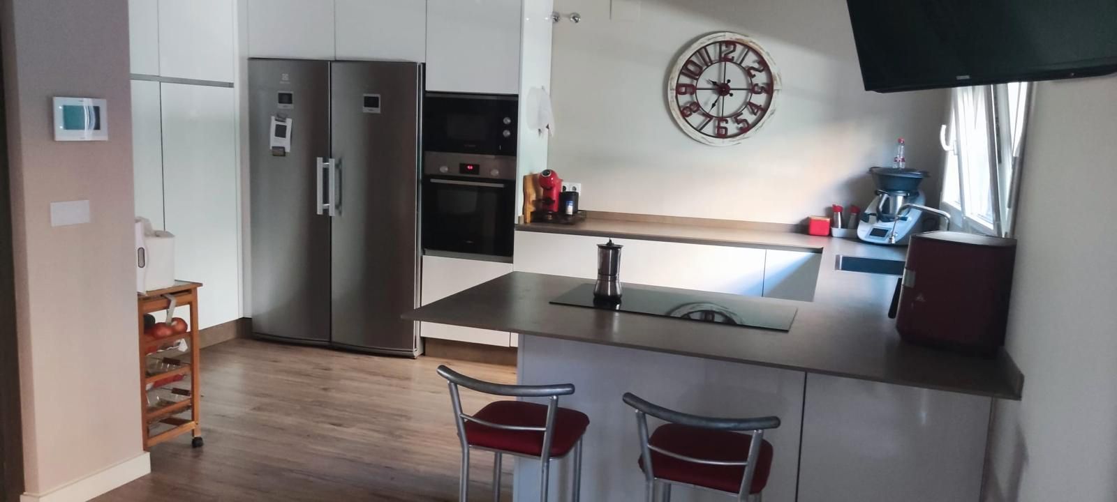 Cocina de Casa adosada en venta en  Huelva Capital con Aire acondicionado, Jardín privado y Terraza