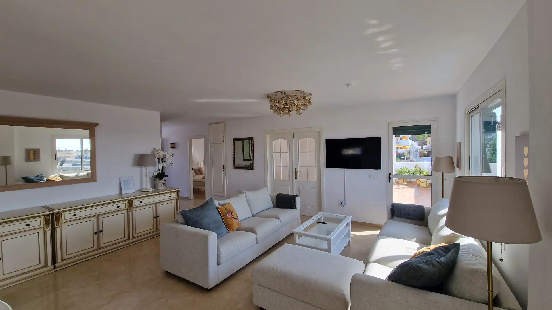 Living room of Attic for sale in Benalmádena  with Air Conditioner, Heating and Terrace