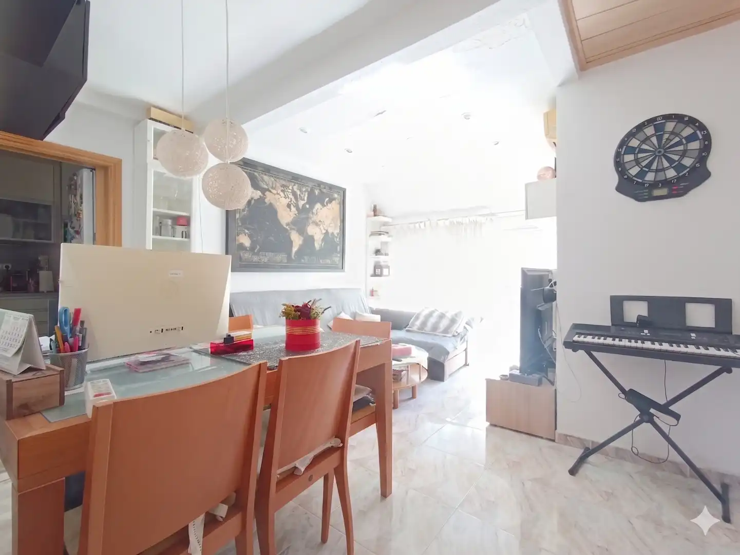 Sala de estar de Piso en venta en Badalona con Aire acondicionado, Calefacción y Terraza