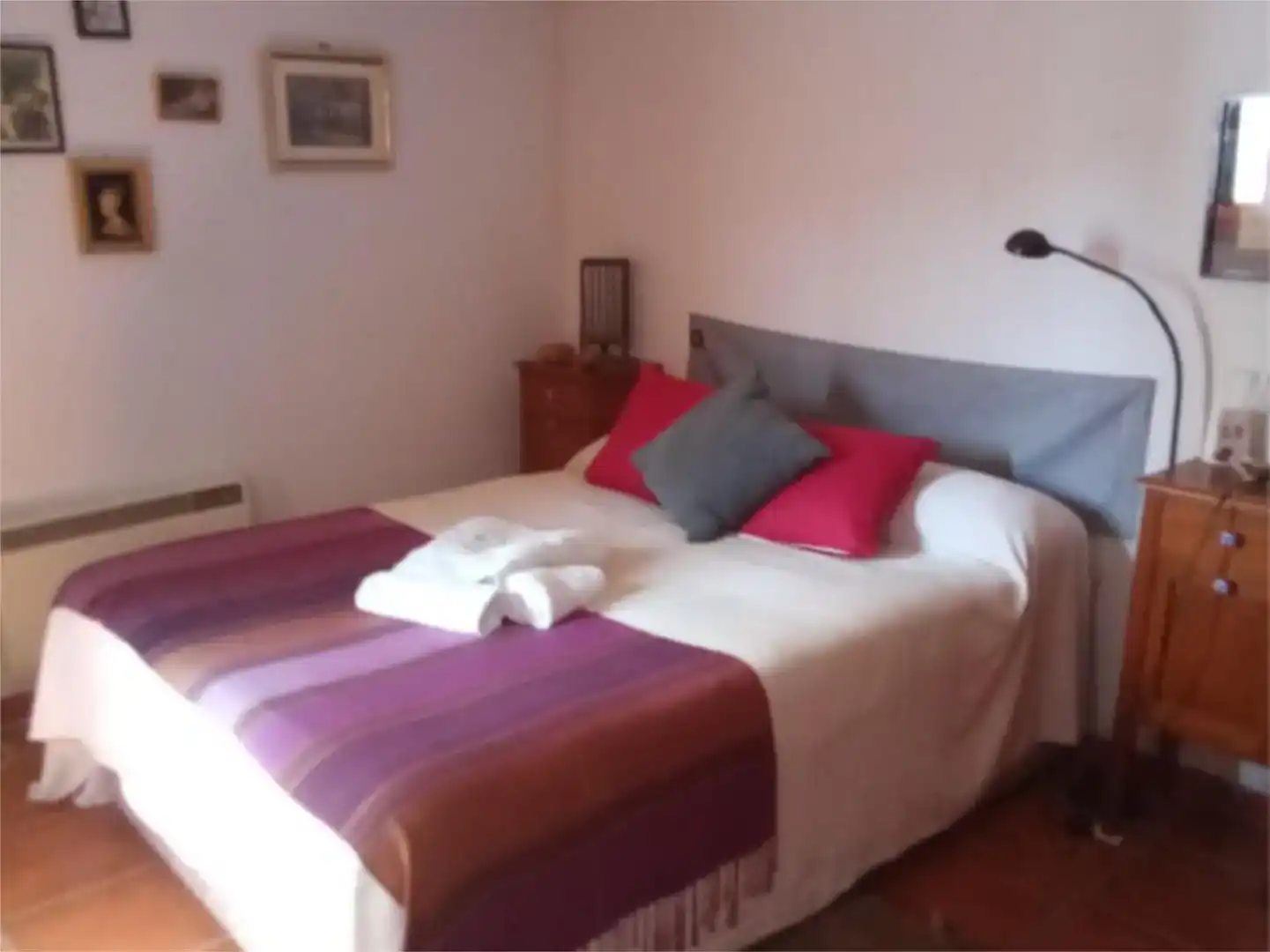 Bedroom of Flat for rent in Cómpeta  with Air Conditioner, Private garden and Swimming Pool