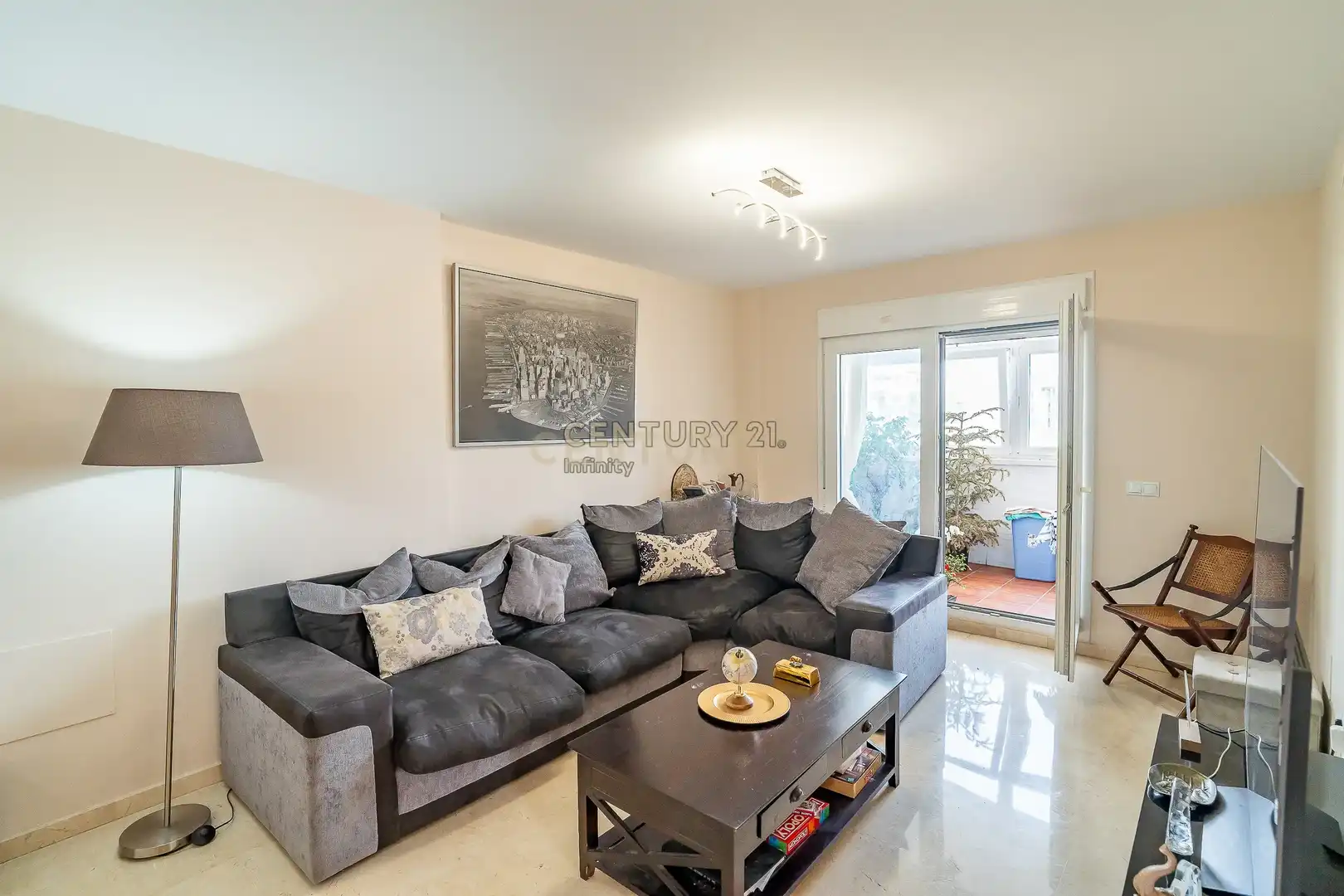 Living room of Flat for sale in Mijas  with Air Conditioner and Swimming Pool