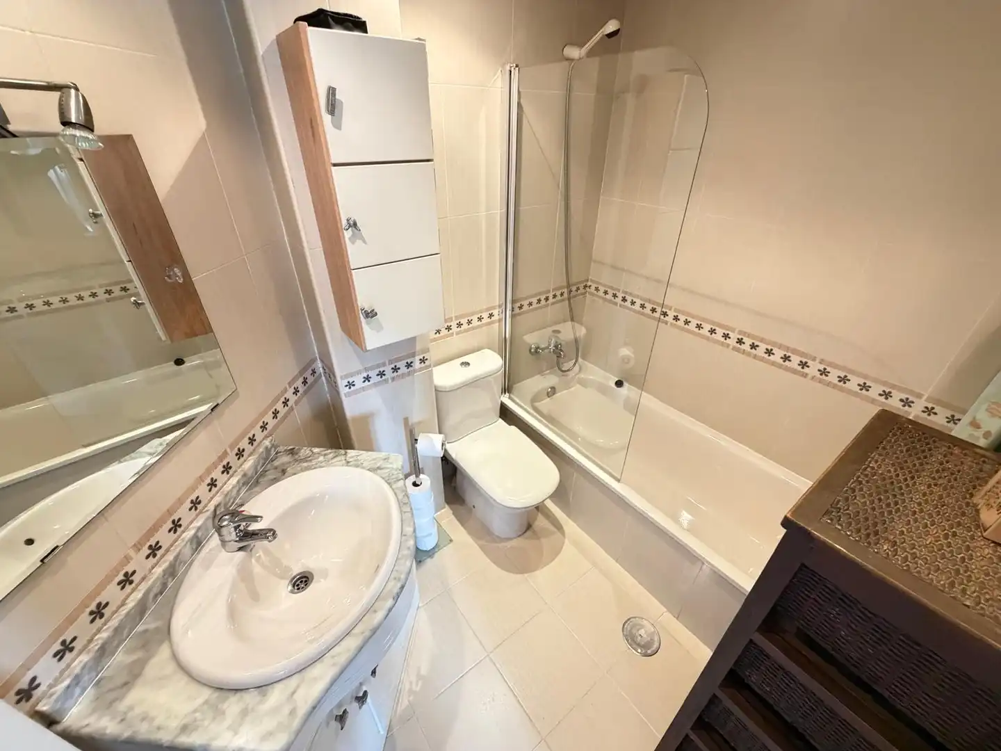Baño de Dúplex en venta en Mieres (Asturias) con Calefacción, Parquet y Trastero