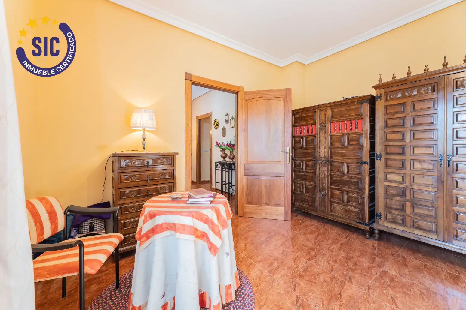 Habitación de Casa o chalet en venta en Hontecillas con Calefacción, Terraza y Amueblado