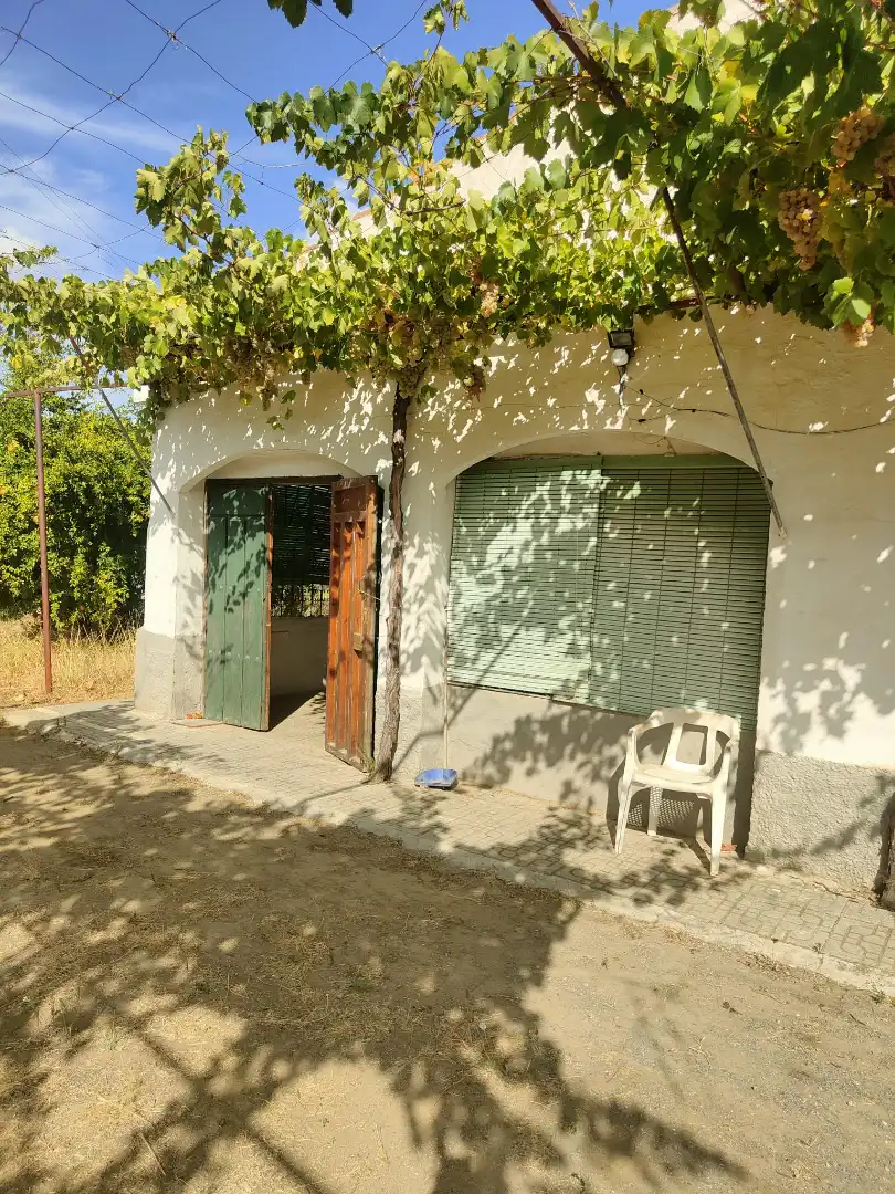Vista exterior de Finca rústica en venda en Cortes y Graena amb Jardí privat, Terrassa i Piscina