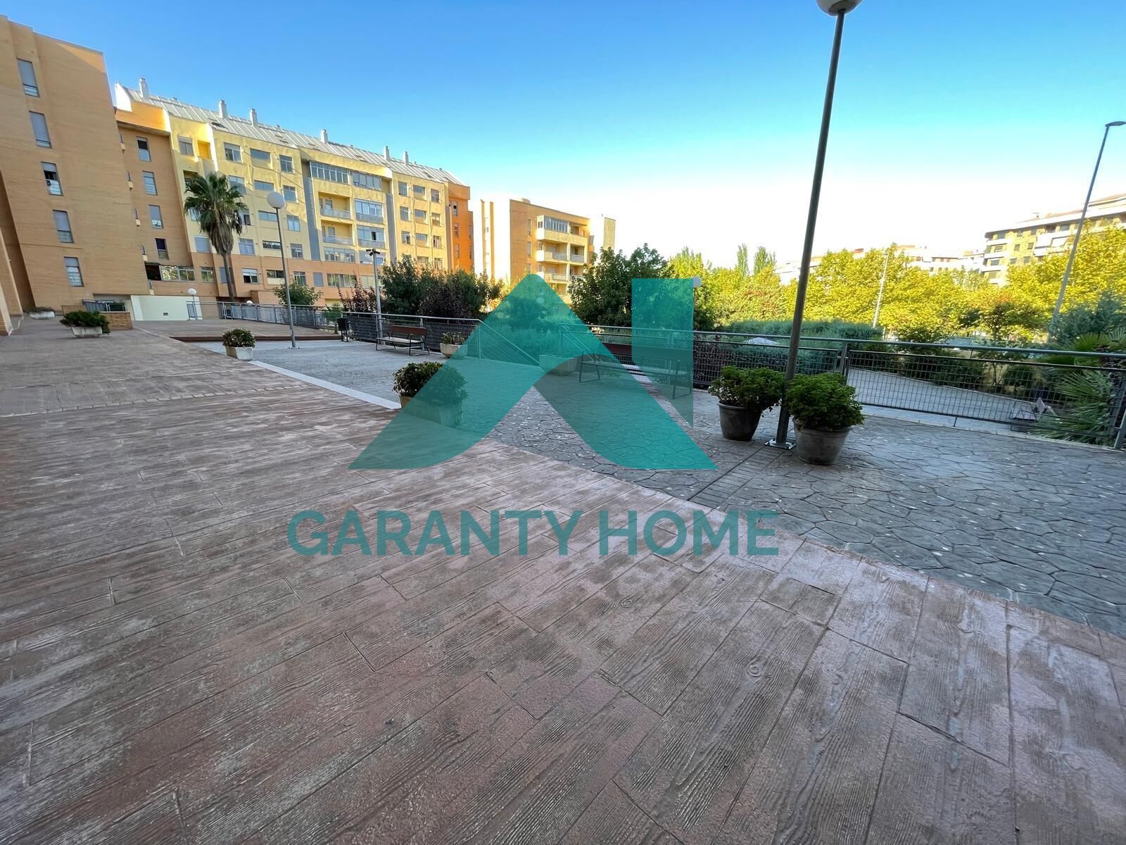 Exterior view of Flat for sale in Cáceres Capital  with Air Conditioner, Heating and Private garden