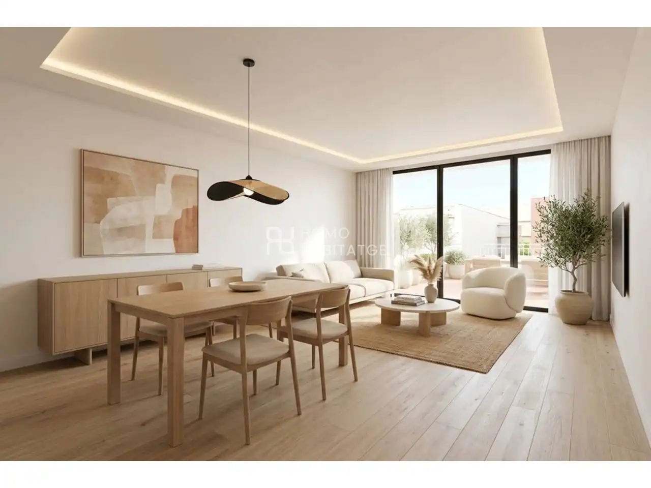 Sala de estar de Casa o chalet en venta en Sabadell con Calefacción, Jardín privado y Terraza