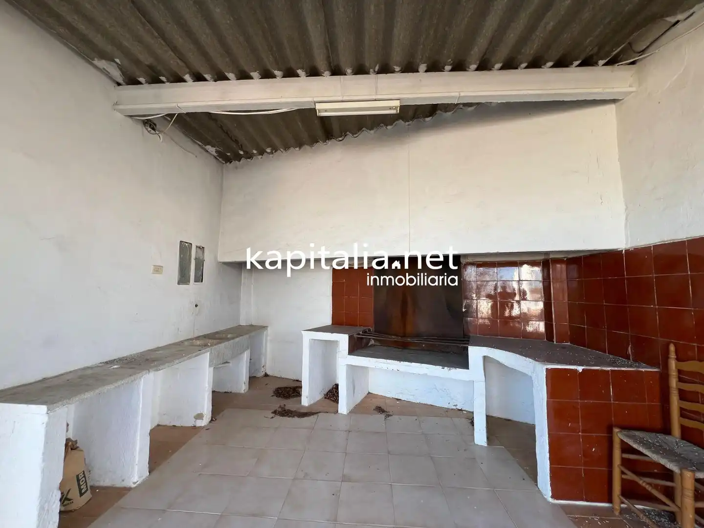 Cuina de Casa o xalet en venda en Ontinyent amb Traster i Piscina