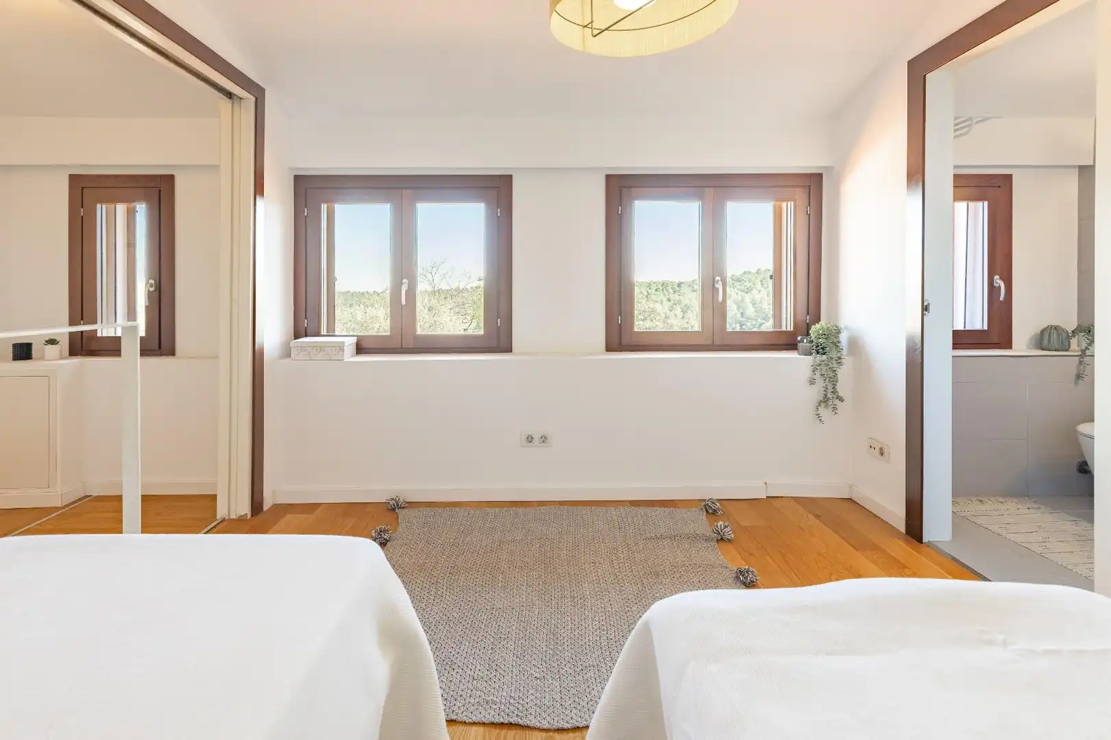 Habitación de Casa adosada en venta en Enguera con Calefacción, Terraza y Trastero