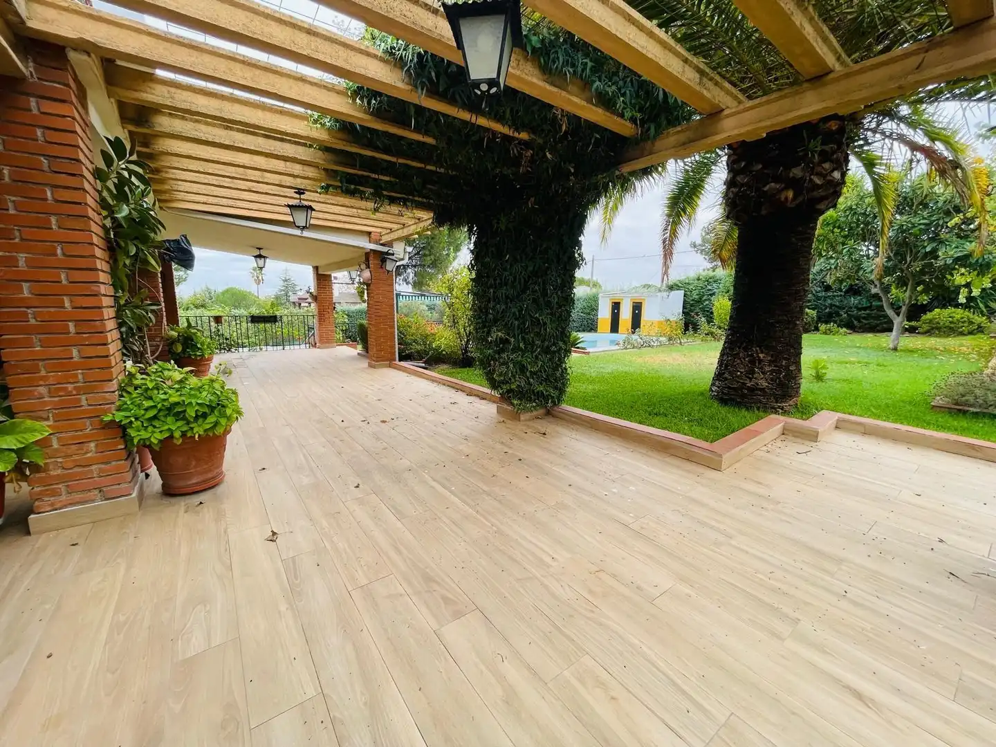 Terraza de Casa o chalet en venta en Casar de Cáceres con Aire acondicionado, Jardín privado y Terraza