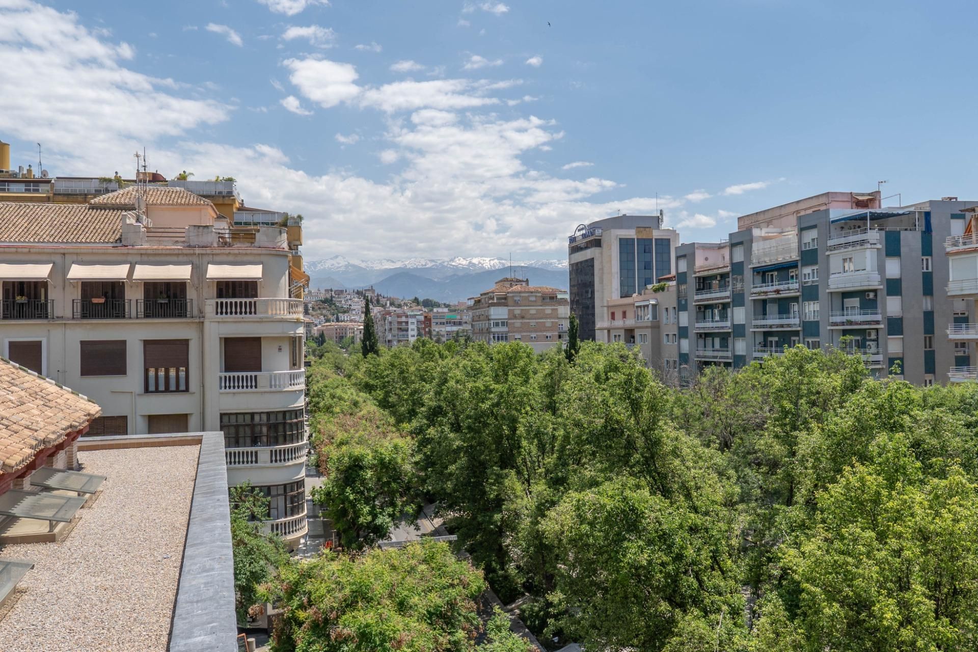 Vista exterior de Pis en venda en  Granada Capital amb Calefacció, Parquet i Terrassa