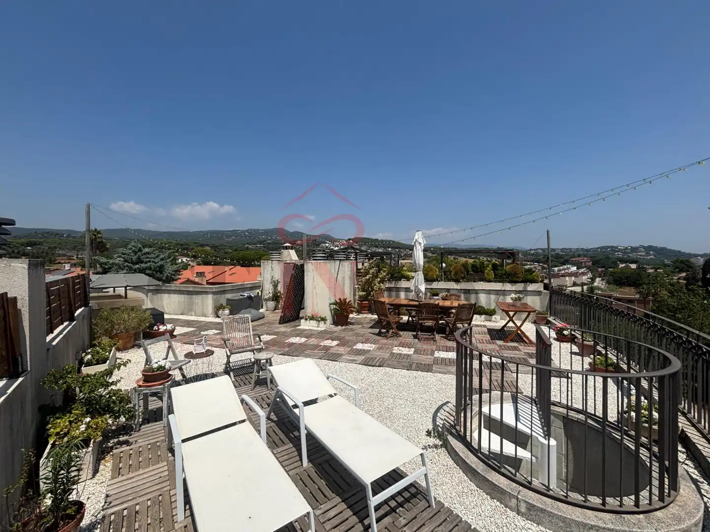 Terrassa de Àtic en venda en Sant Andreu de Llavaneres amb Aire condicionat, Calefacció i Jardí privat