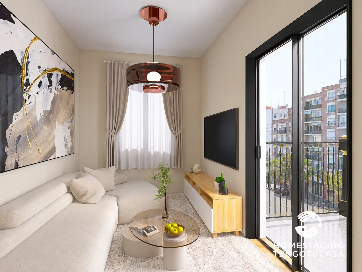 Living room of Flat for sale in Madrid  with Air Conditioner, Heating and Terrace