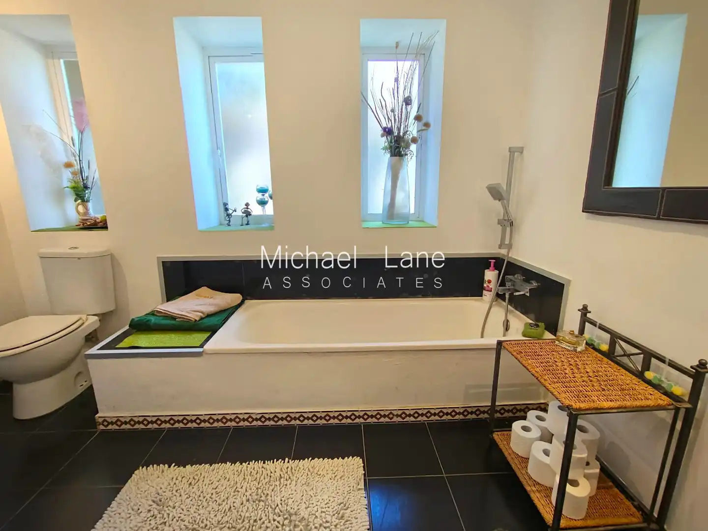 Bany de Casa o xalet en venda en Estepona amb Jardí privat, Terrassa i Piscina