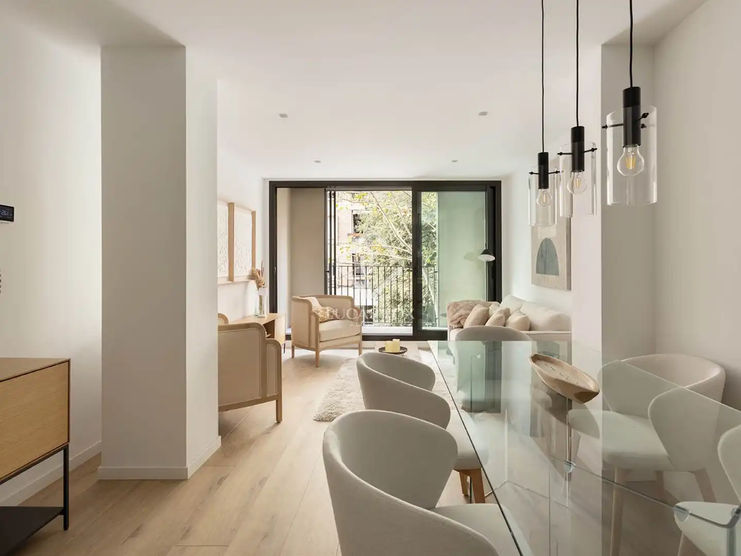 Living room of Flat for sale in Barcelona  with Air Conditioner, Heating and Terrace