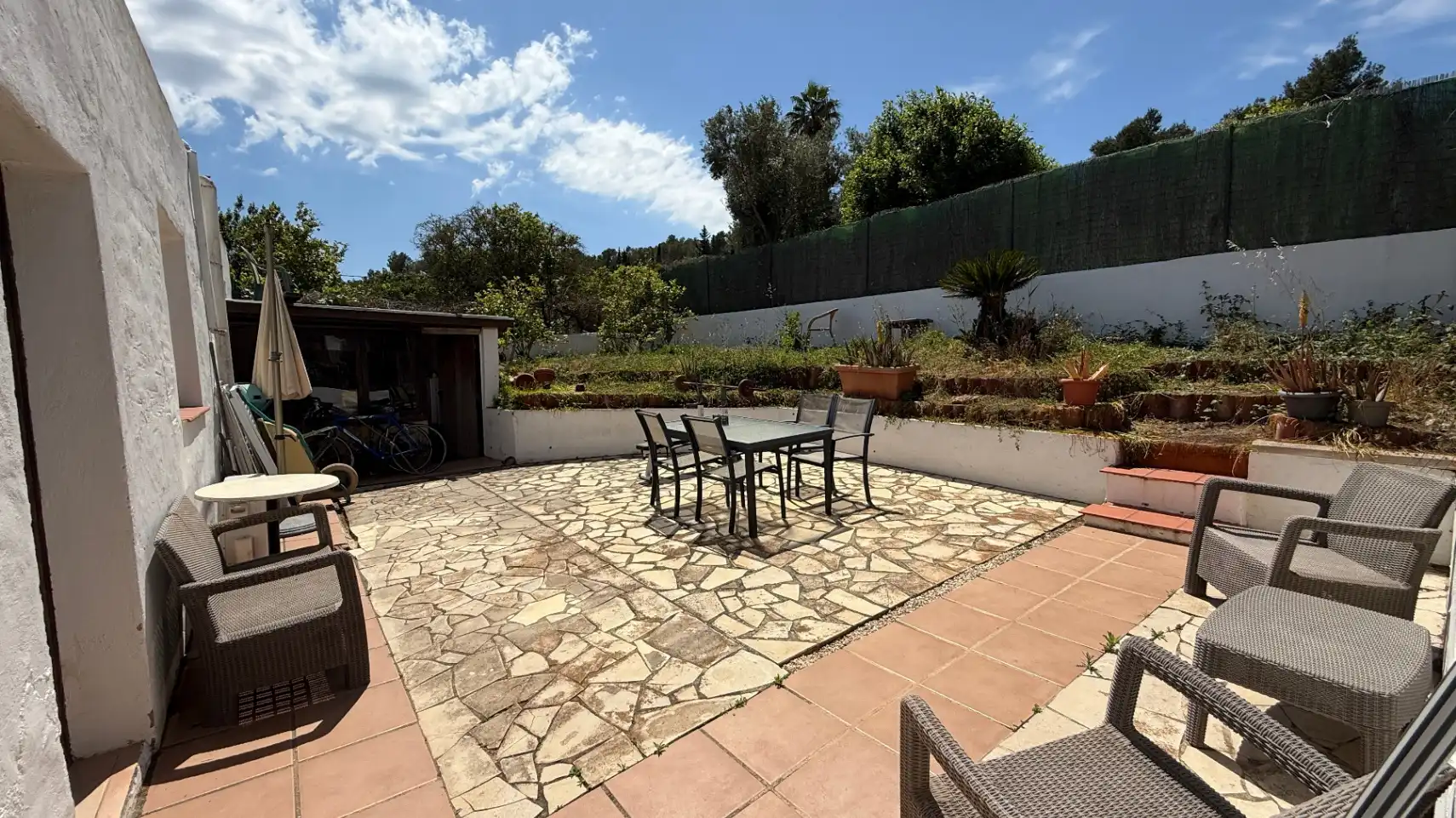 Terrace of Houses for sale in Sant Antoni de Portmany  with Air Conditioner, Heating and Private garden