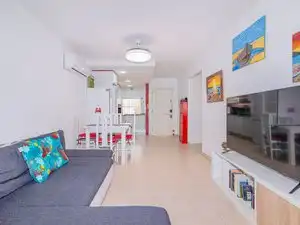 Living room of Flat for rent in Almuñécar  with Air Conditioner, Terrace and Furnished