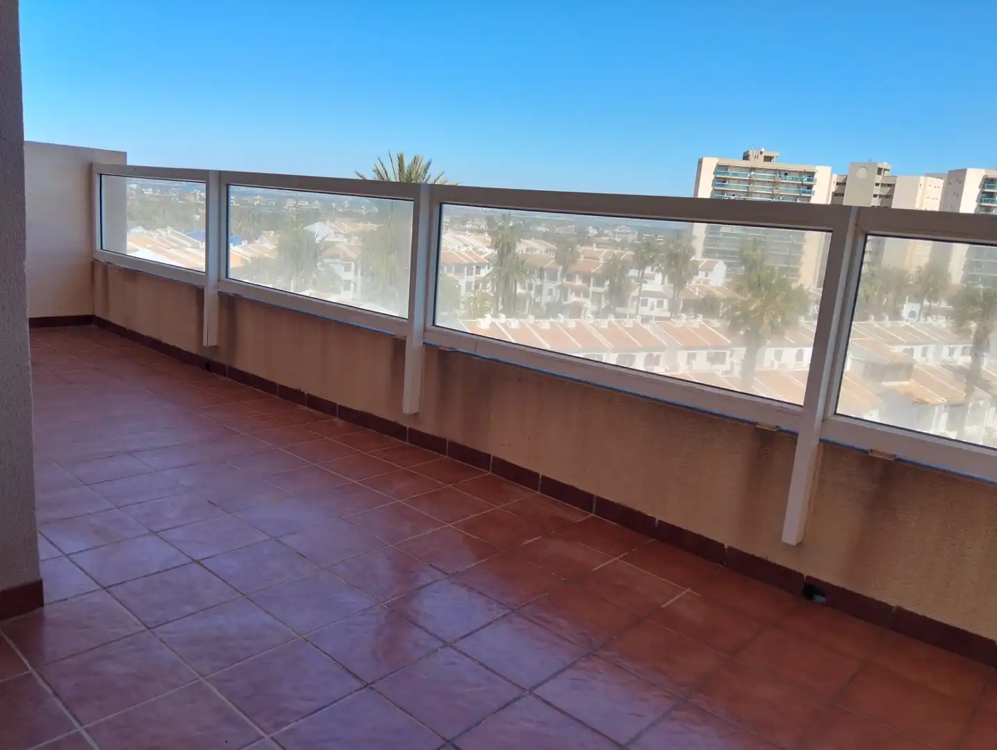 Balcony of Flat for sale in La Manga del Mar Menor  with Air Conditioner, Heating and Private garden