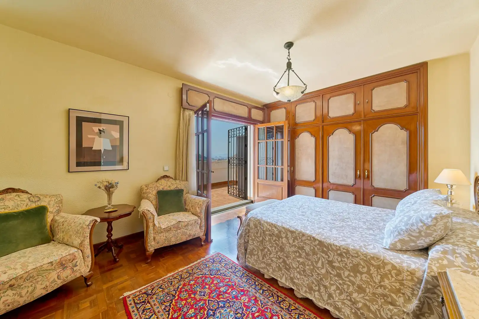 Bedroom of Houses for rent in Málaga  with Air Conditioner, Heating and Private garden