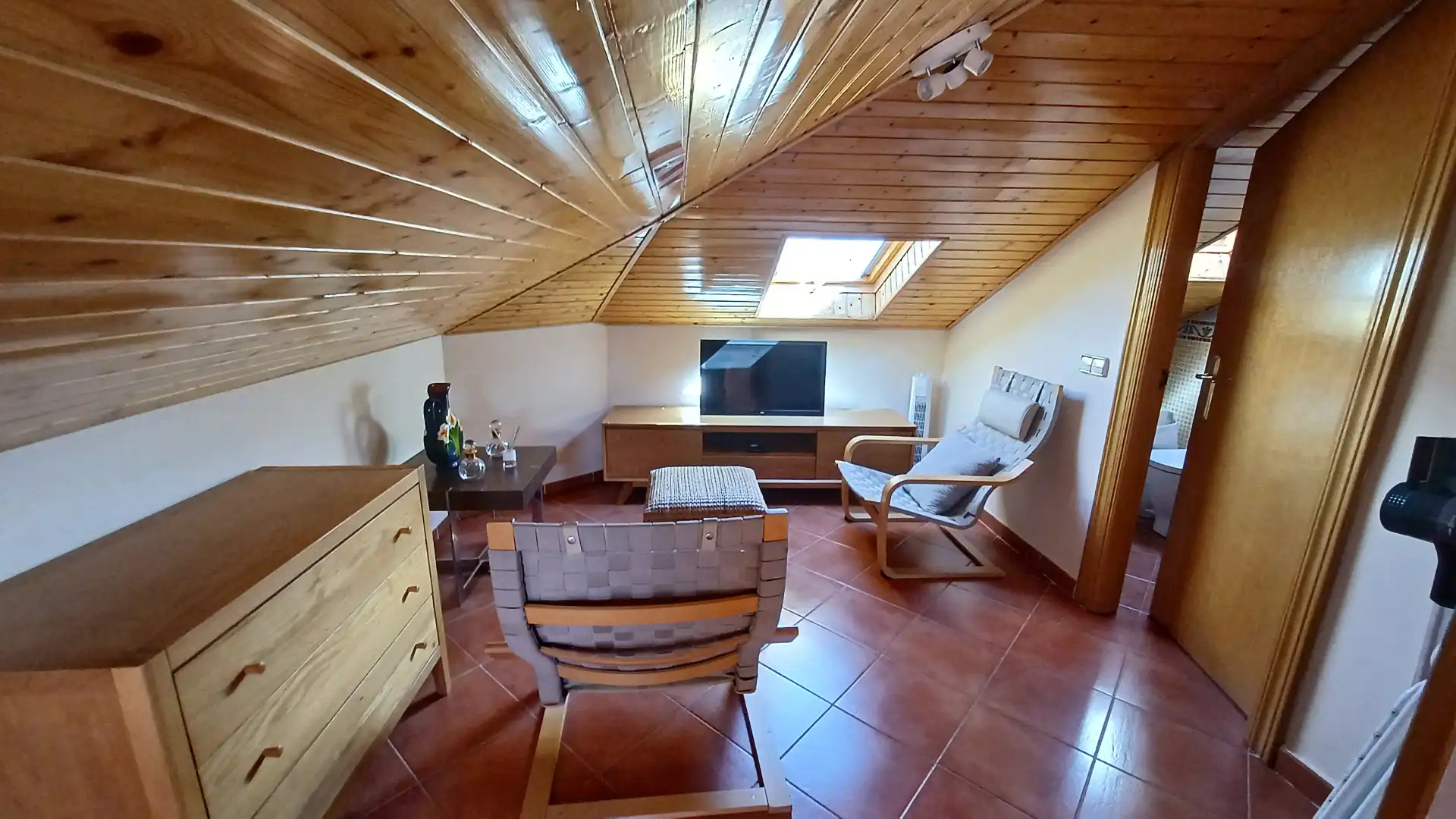 Living room of Houses for sale in Moralzarzal  with Air Conditioner, Private garden and Terrace