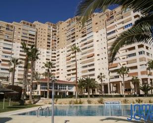 Vista exterior de Apartament de lloguer en El Campello amb Jardí privat, Terrassa i Piscina