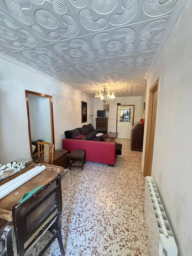Wohnzimmer von Country house zum Verkauf in Viso del Marqués mit Balkon