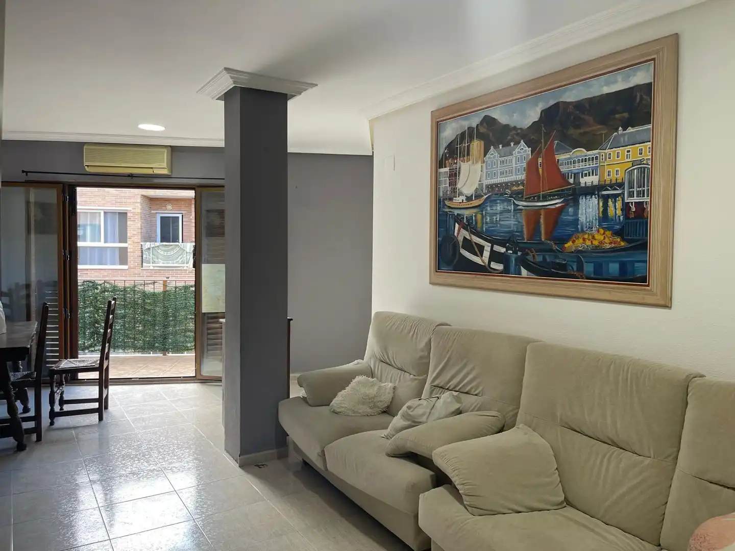 Living room of Attic for sale in Calpe / Calp  with Air Conditioner, Heating and Terrace