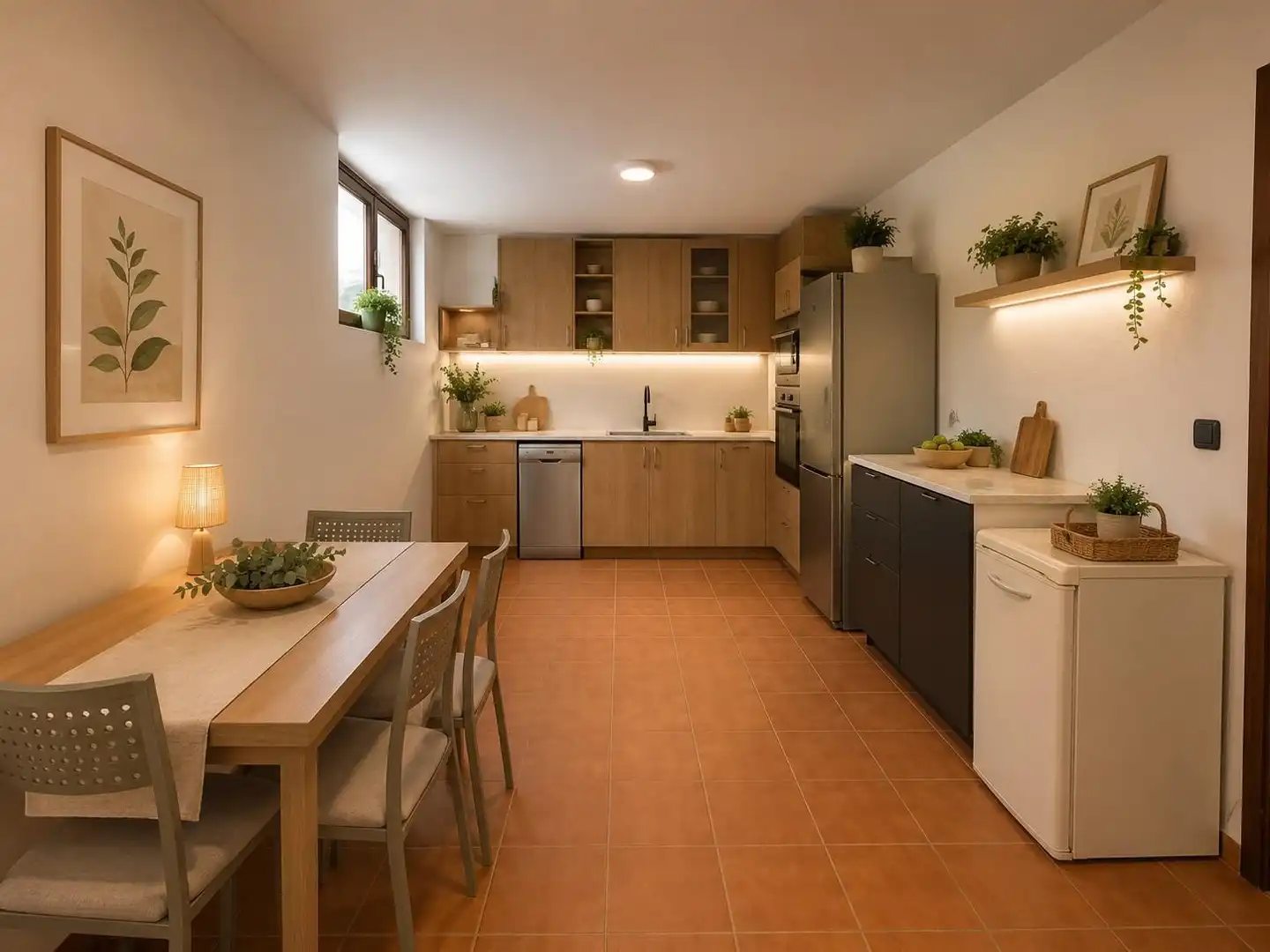 Cocina de Piso en venta en Leioa con Calefacción, Jardín privado y Terraza