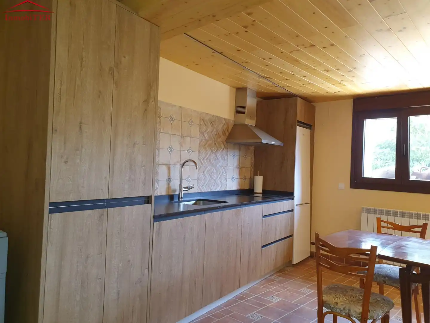 Cocina de Casa o chalet en venta en Rubiales con Calefacción, Jardín privado y Trastero