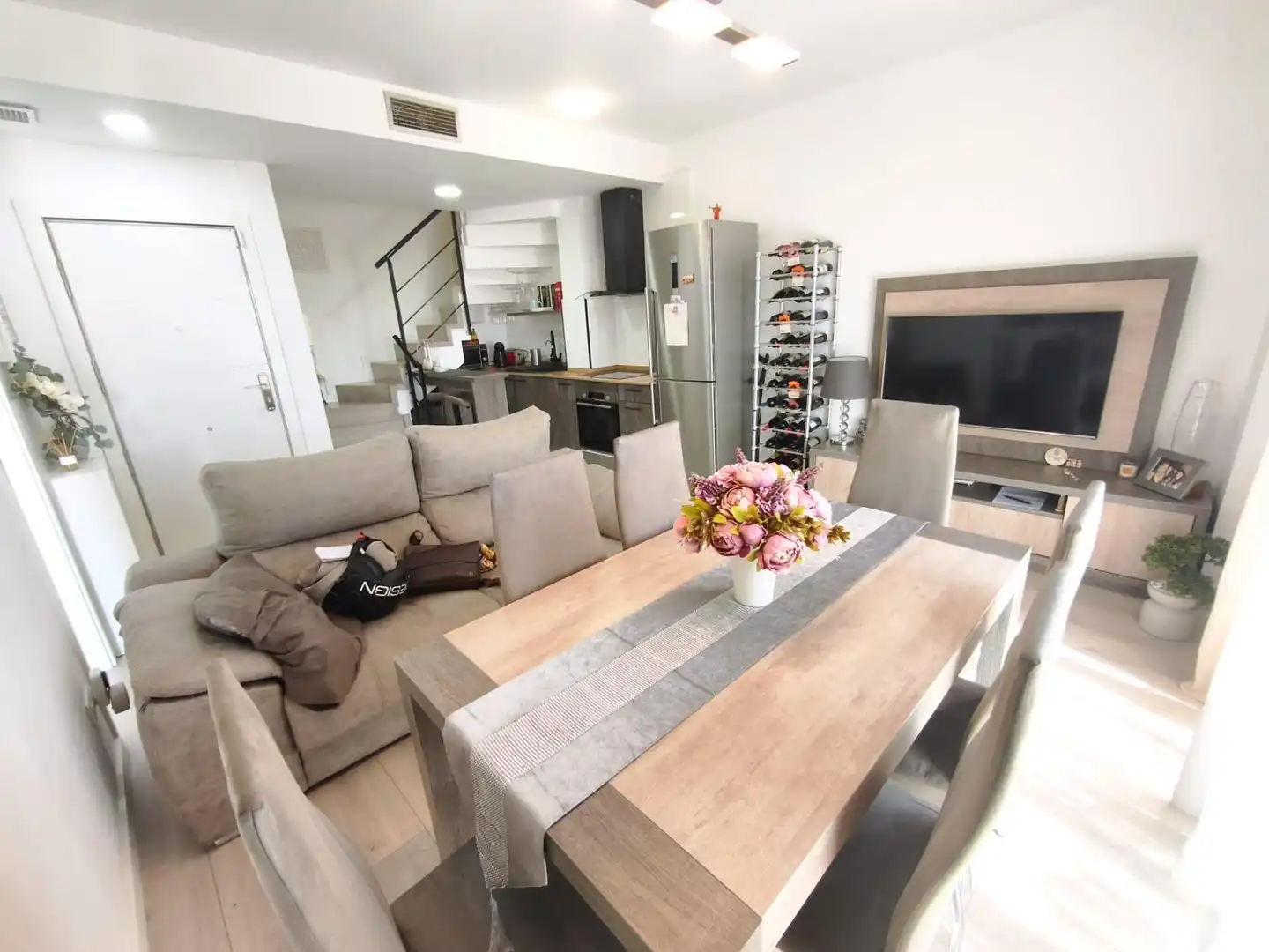 Sala d'estar de Pis en venda en Terrassa amb Aire condicionat, Parquet i Alarma