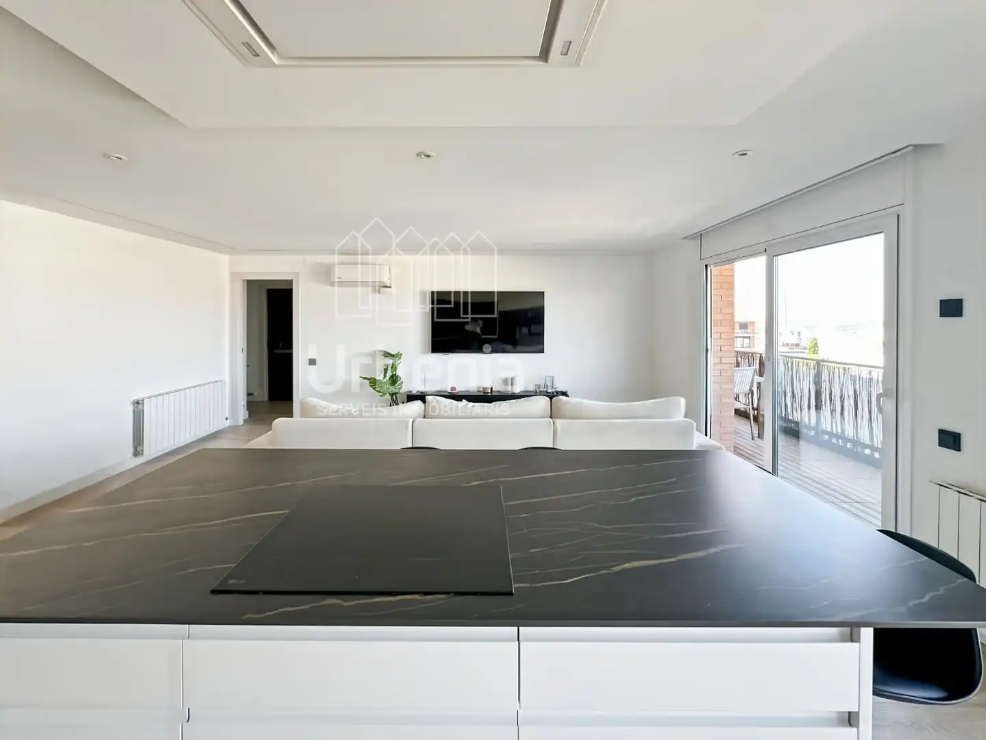Sala d'estar de Pis en venda en Granollers amb Aire condicionat, Calefacció i Terrassa
