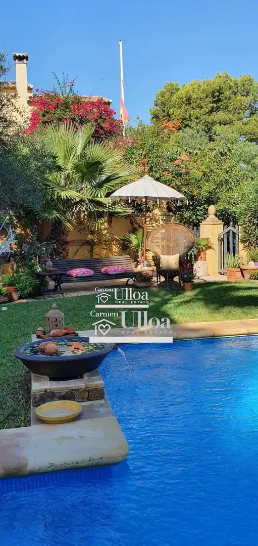 Jardí de Casa o xalet en venda en Alicante / Alacant amb Jardí privat, Terrassa i Traster