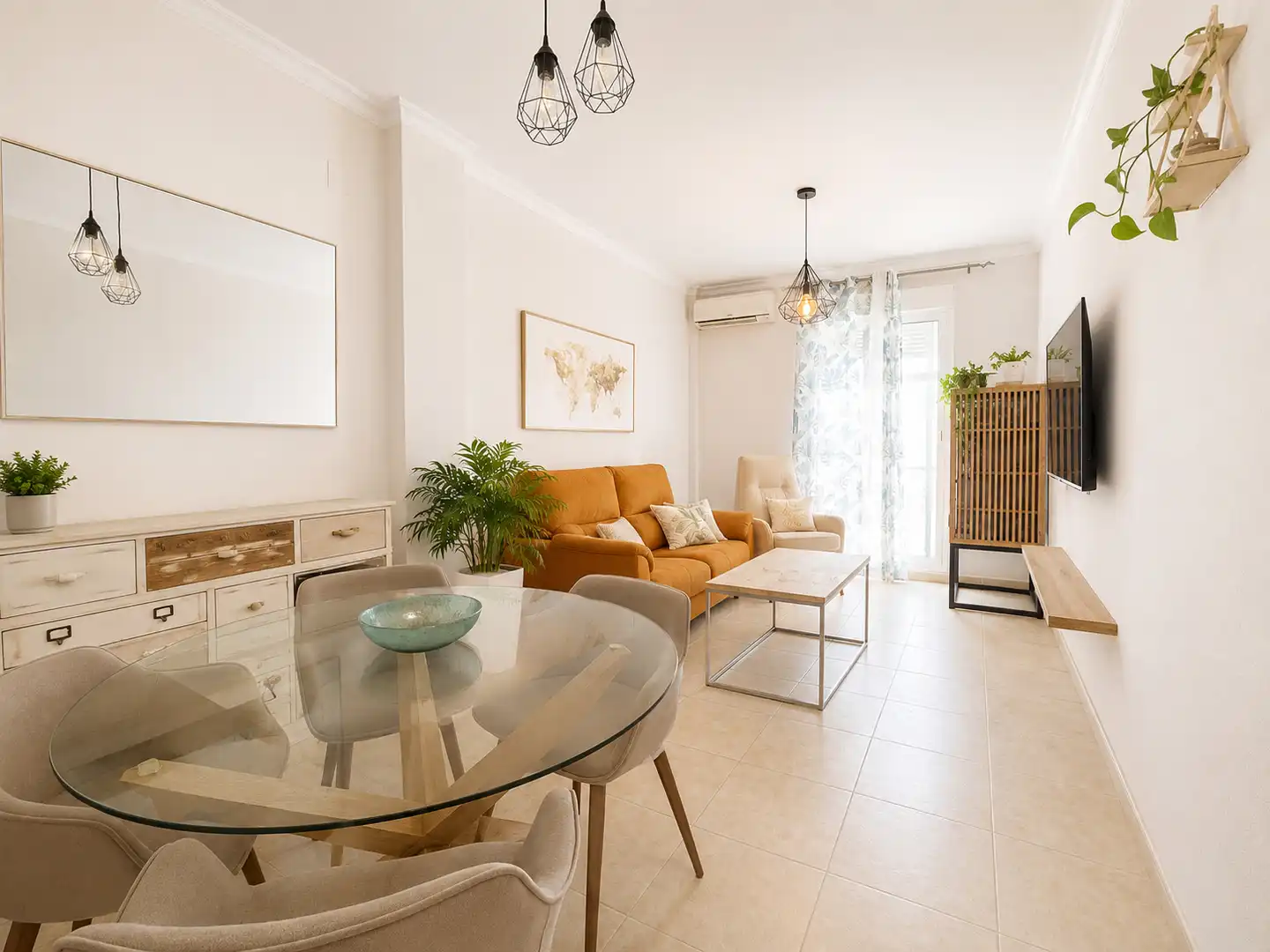 Sala de estar de Piso en venta en Lepe con Aire acondicionado, Calefacción y Trastero