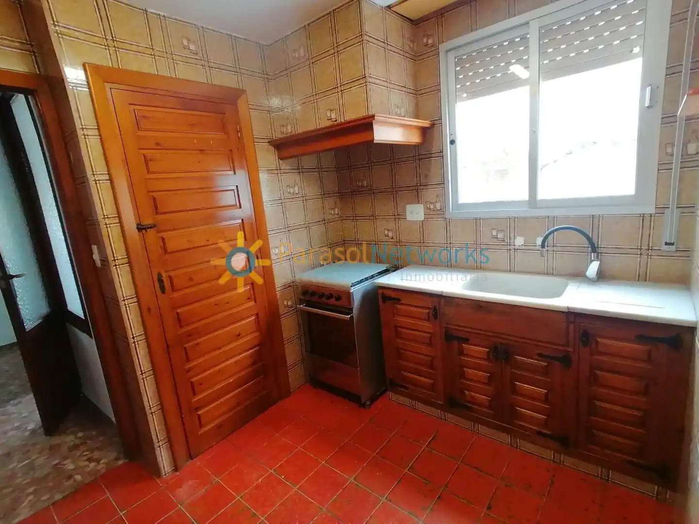 Cocina de Apartamento de alquiler en Oliva con Terraza y Horno