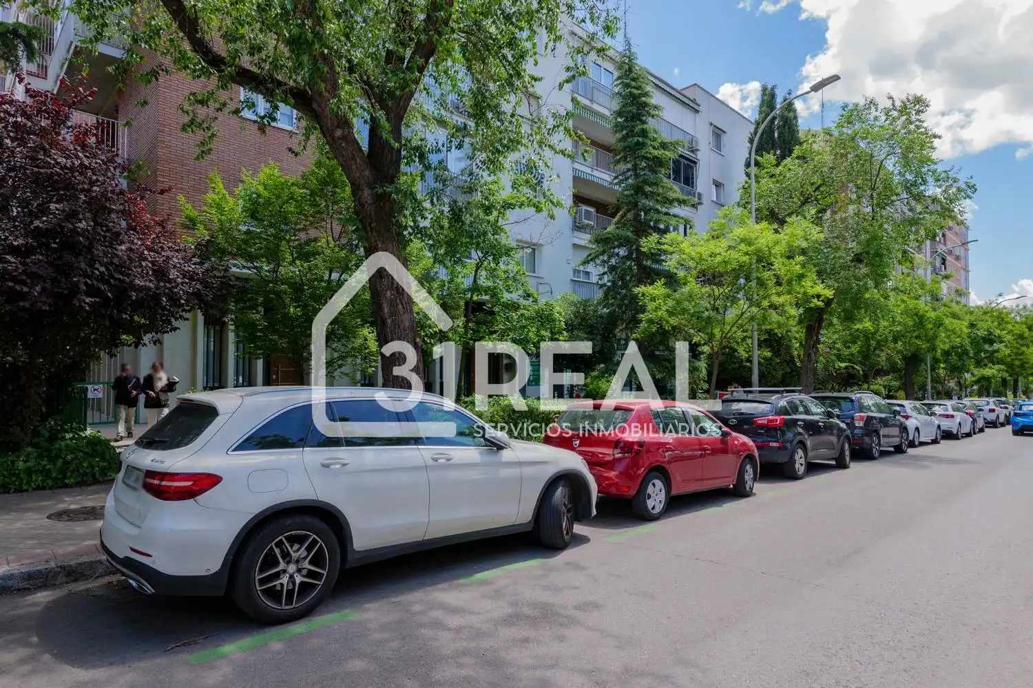 Parking of Flat for sale in Madrid  with Air Conditioner, Heating and Parquet flooring