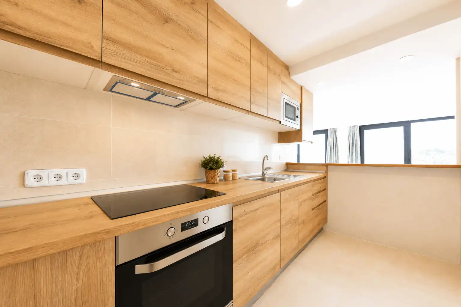 Kitchen of Apartments for rent in Manacor  with Air Conditioner and Balcony