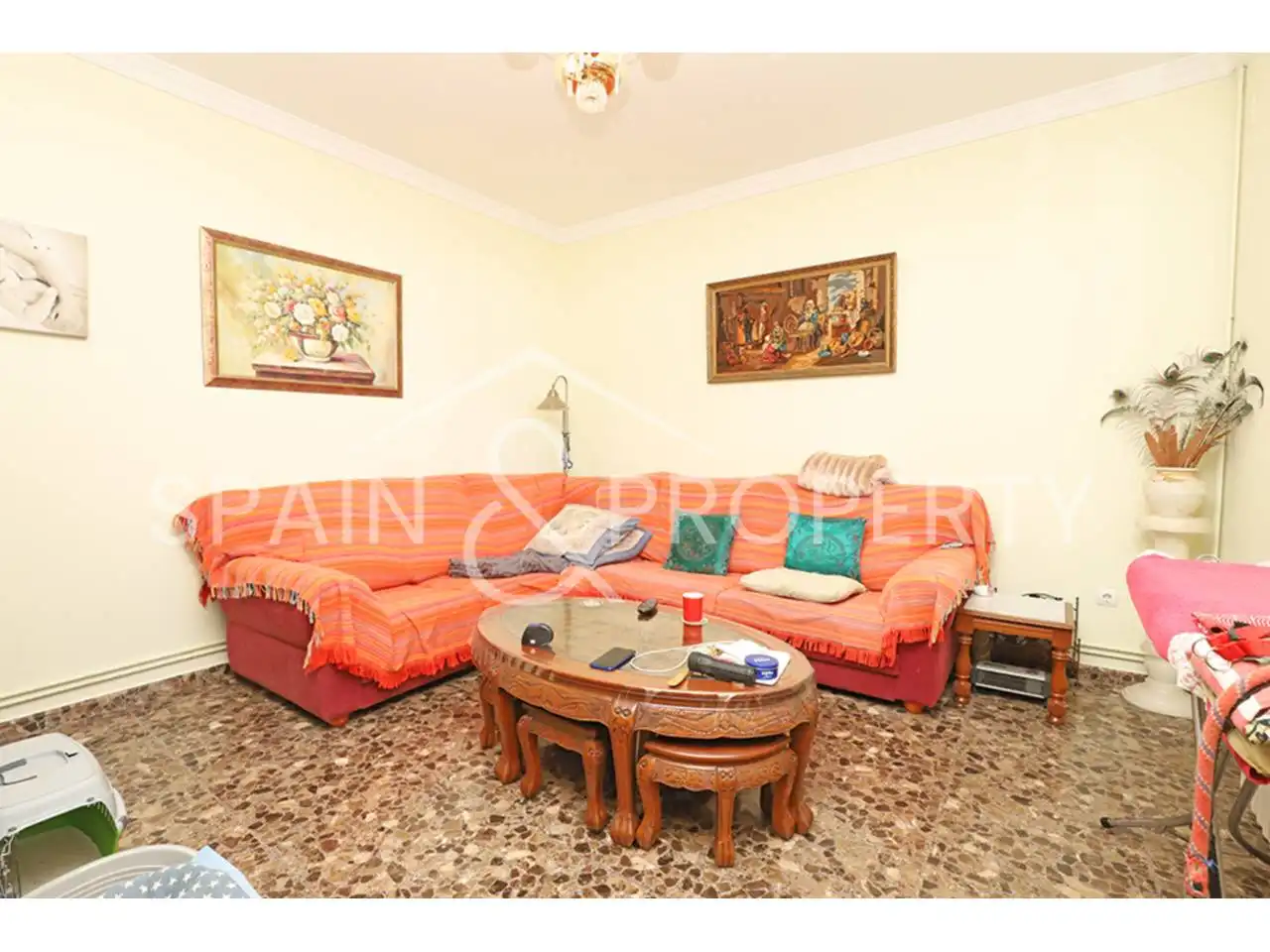 Sala de estar de Casa o chalet en venta en Turís con Aire acondicionado, Calefacción y Jardín privado