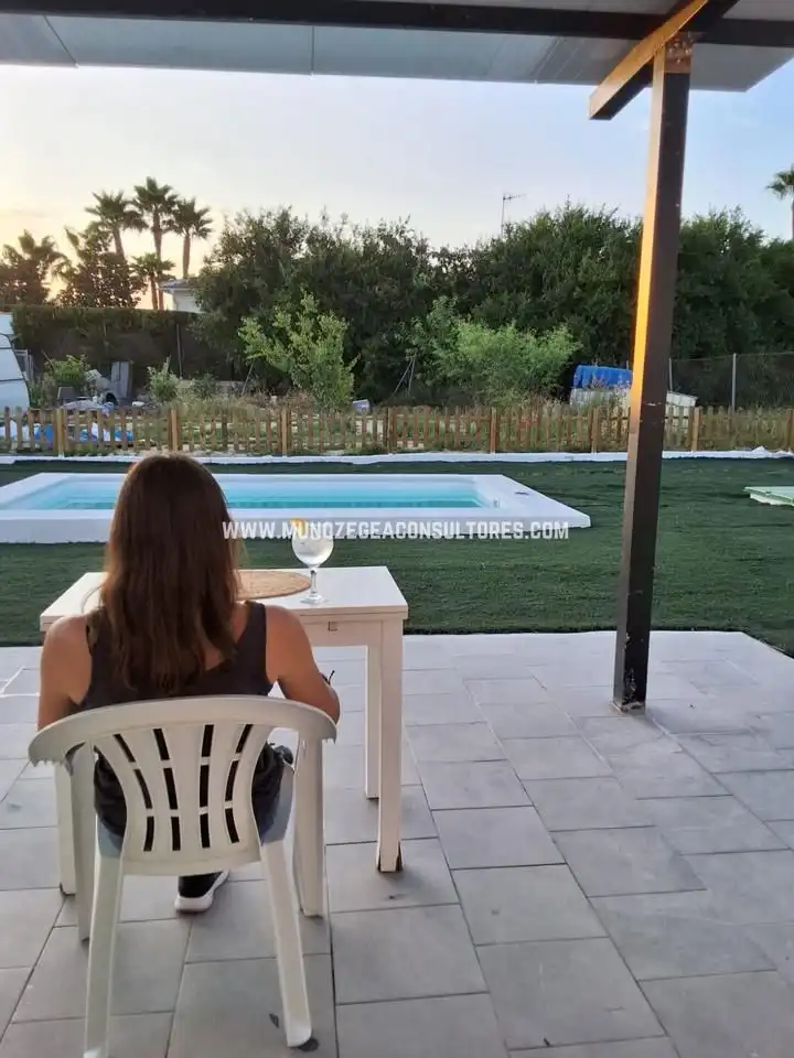 Terrassa de Casa o xalet de lloguer en Lucena amb Aire condicionat, Jardí privat i Terrassa