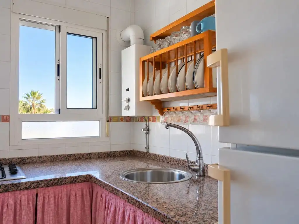 Cocina de Apartamento en venta en La Antilla con Aire acondicionado, Terraza y Amueblado