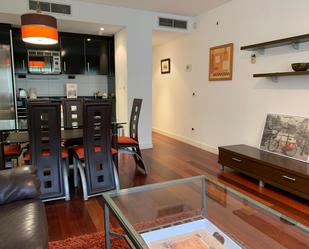 Dining room of Flat to rent in  Madrid Capital  with Air Conditioner, Heating and Furnished