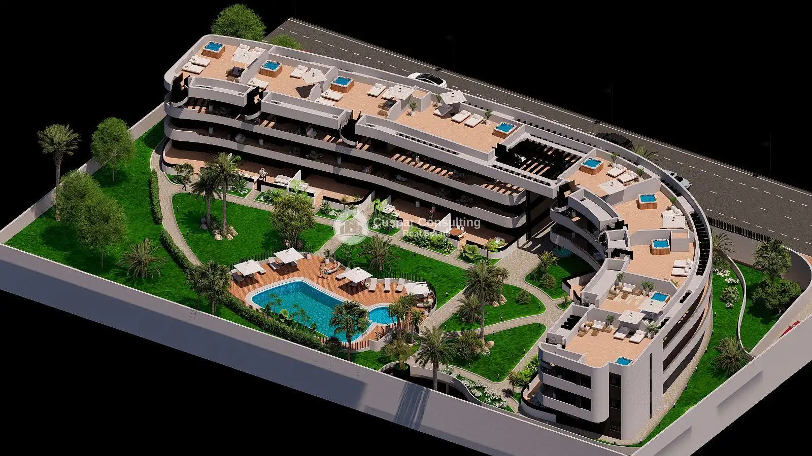 Vista exterior de Apartamento en venta en Los Alcázares con Calefacción, Terraza y Trastero