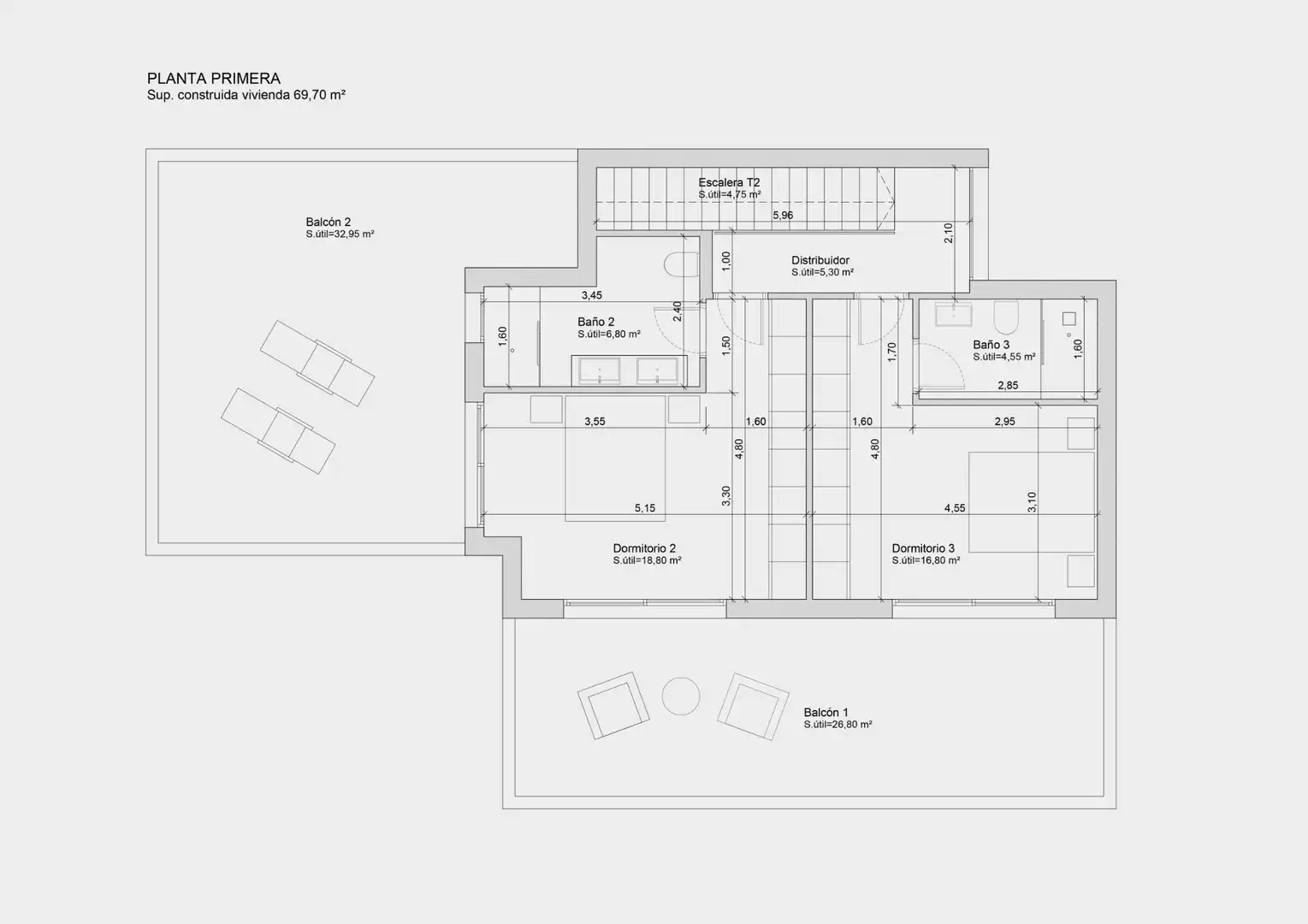 Chalet con terraza en venta en Centro ciudad, imagen 6