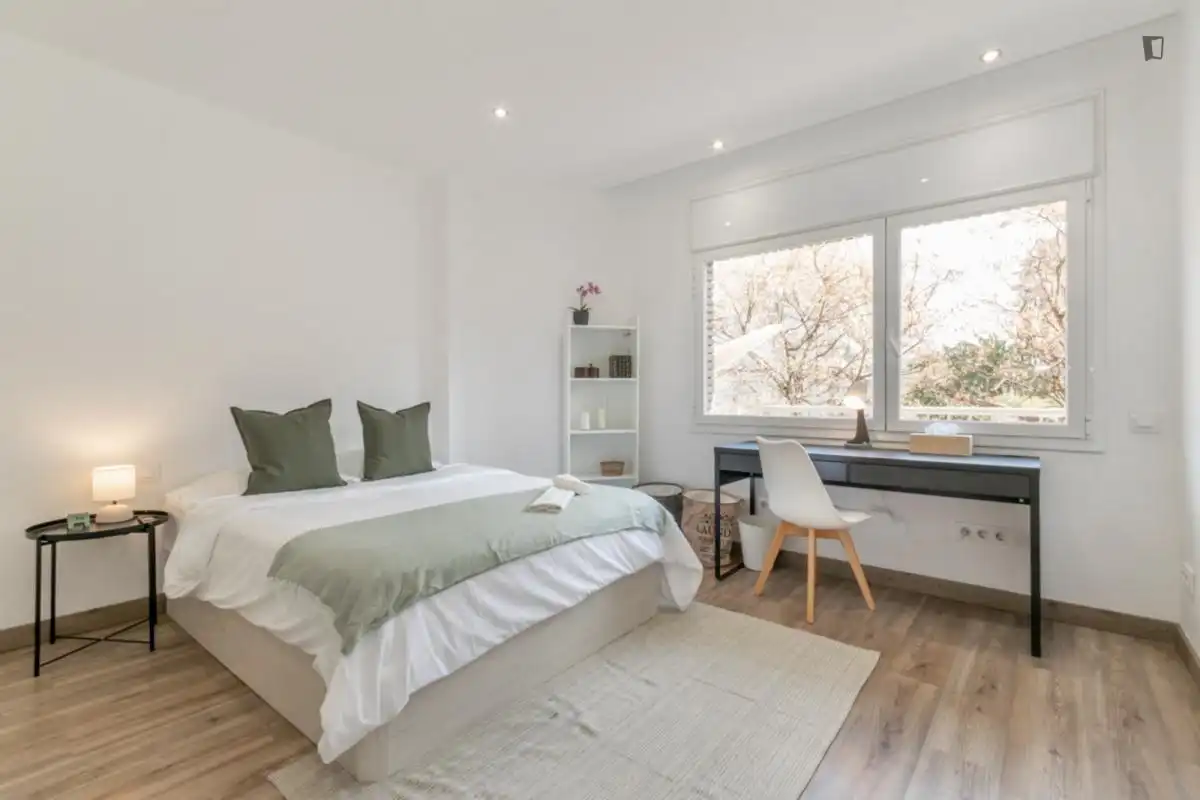 Dormitori de Apartament per a compartir en  Barcelona Capital amb Aire condicionat, Calefacció i Moblat