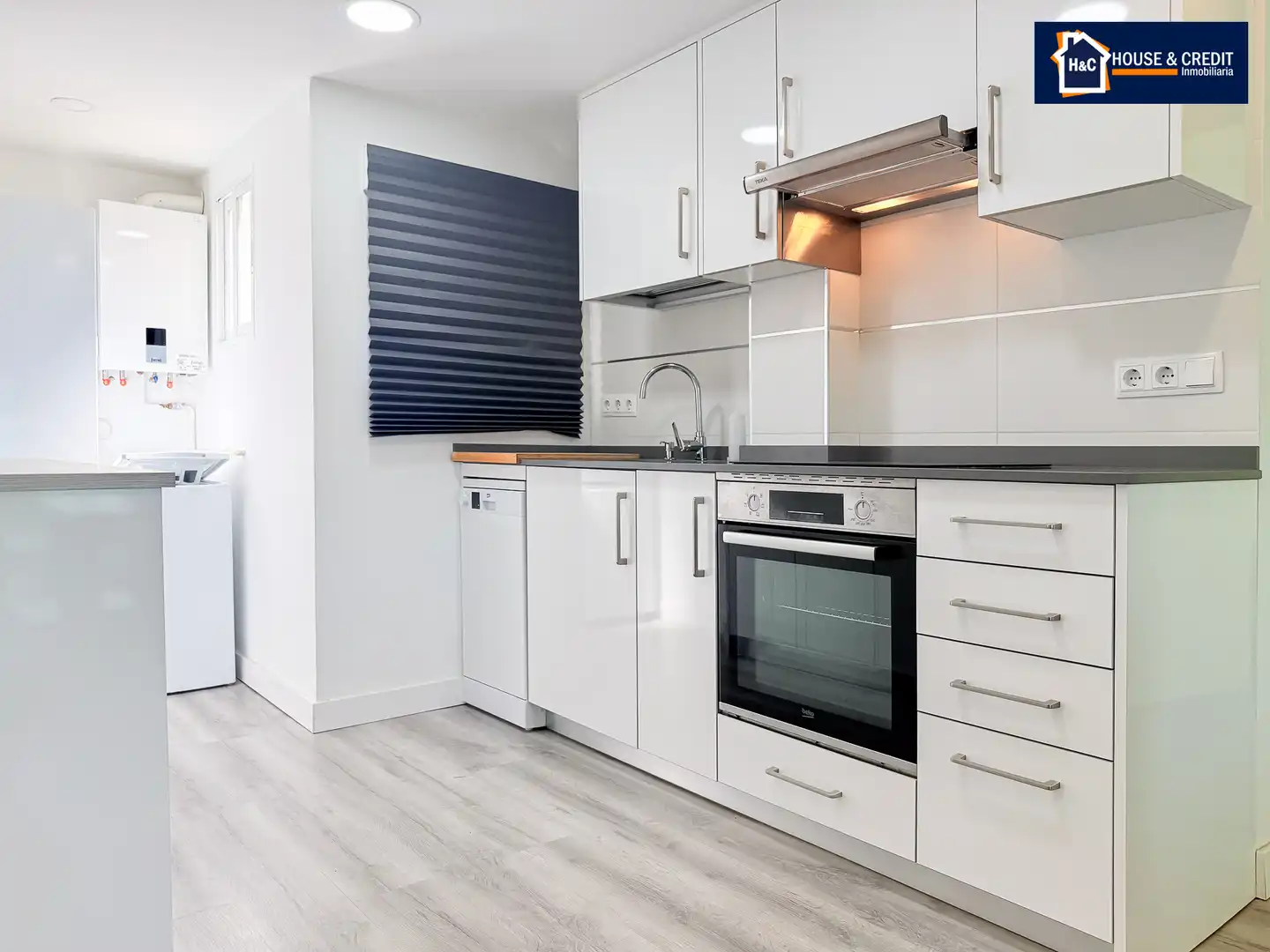 Kitchen of Flat for rent in Leganés  with Air Conditioner, Heating and Terrace