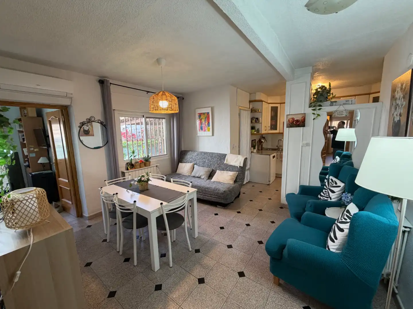 Living room of Houses for sale in Archena  with Air Conditioner, Parquet flooring and Furnished