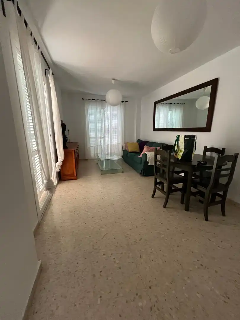 Sala d'estar de Pis de lloguer en Málaga amb Terrassa, Moblat i Forn