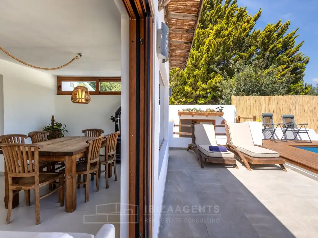 Terrace of Houses for sale in Santa Eulària des Riu  with Air Conditioner, Terrace and TV