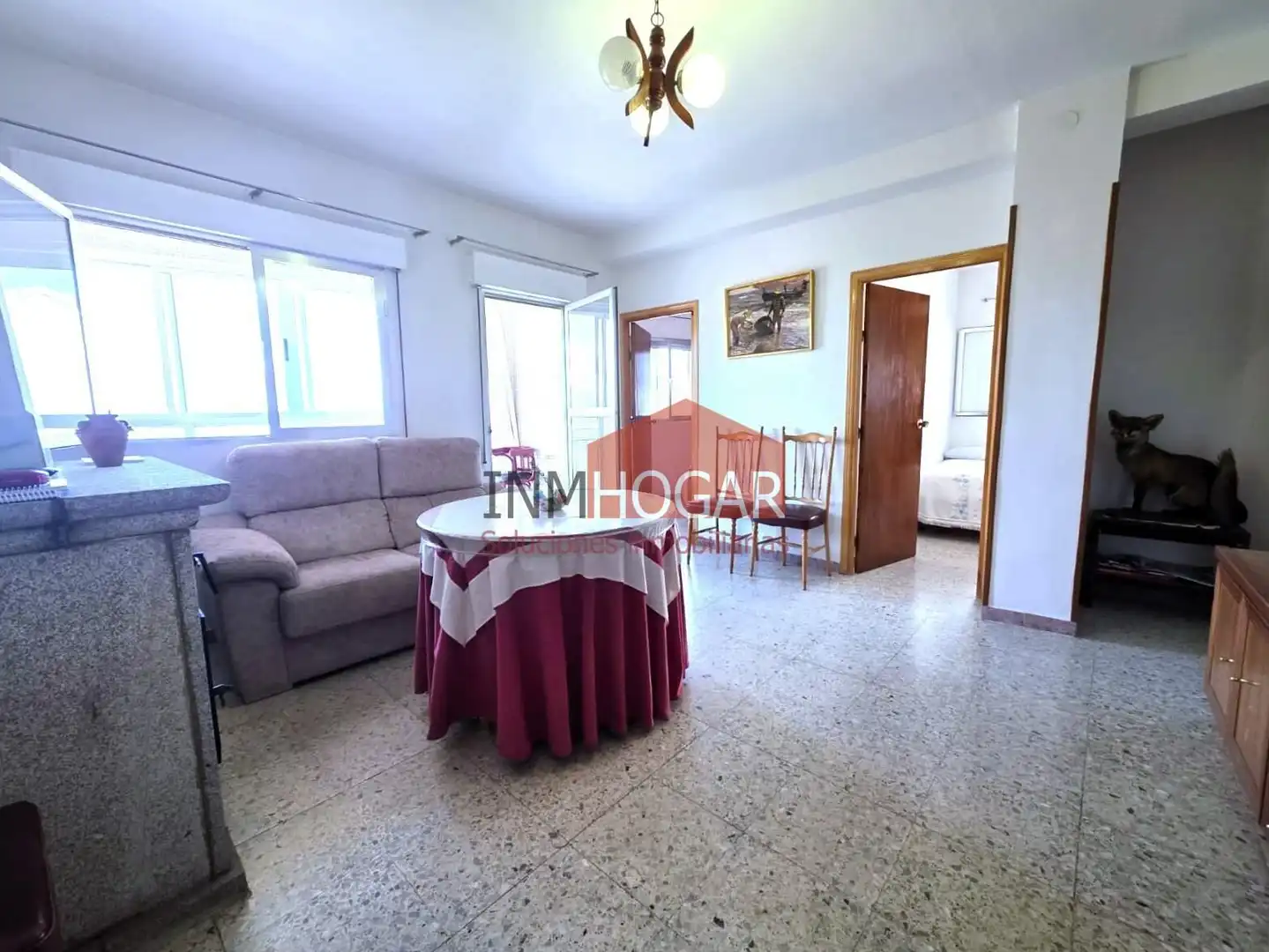 Sala de estar de Casa o chalet en venta en Navalosa con Calefacción, Terraza y Amueblado