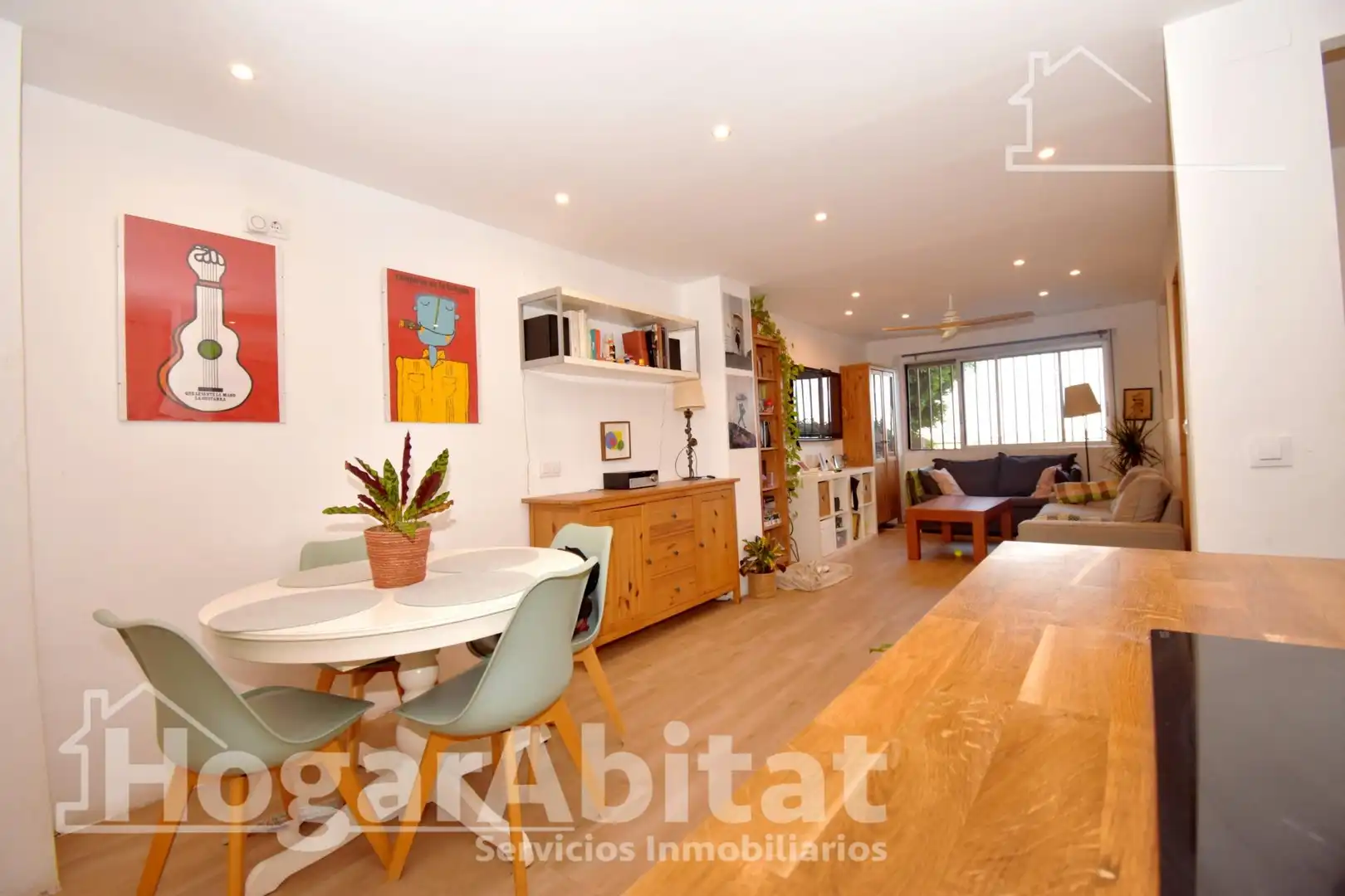 Sala de estar de Planta baja en venta en Burjassot con Aire acondicionado, Calefacción y Terraza