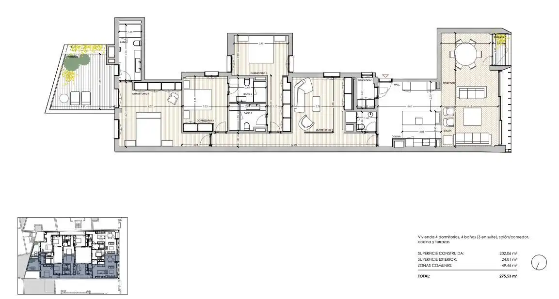 Appartement avec terrasse à vendre à Calle de Santa Engracia, imagen 32