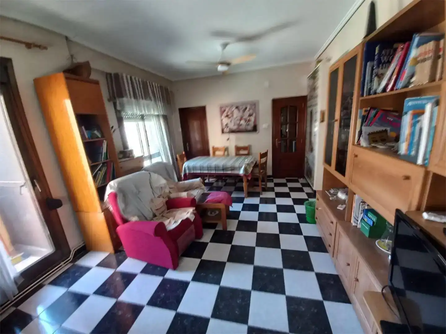Wohnzimmer von Wohnung zur Miete in  Valencia Capital mit Klimaanlage, Terrasse und Balkon